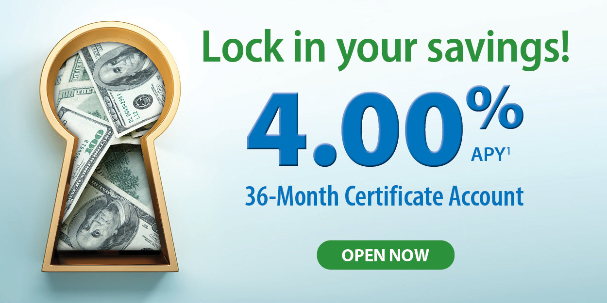 4.00% 36-Month Certificate Account